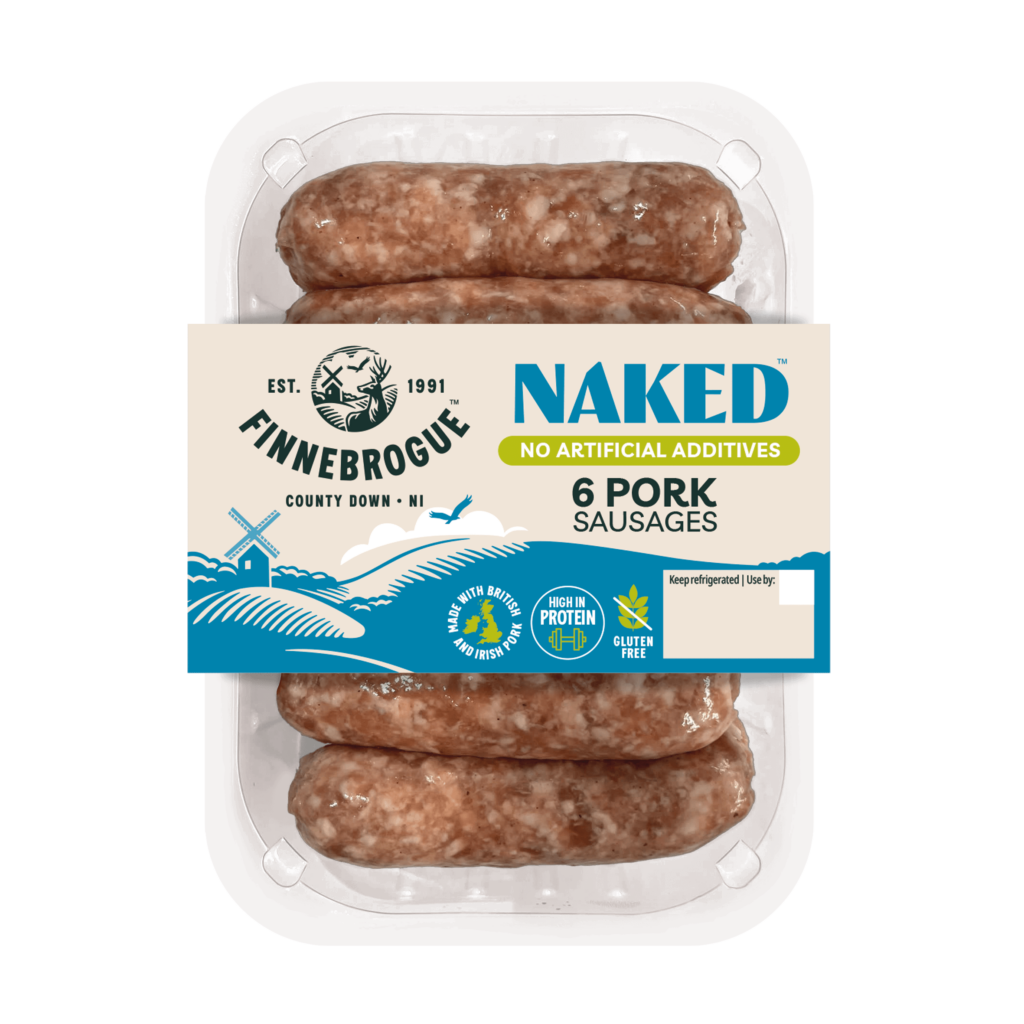 Finnebrogue Naked Pork Sausages