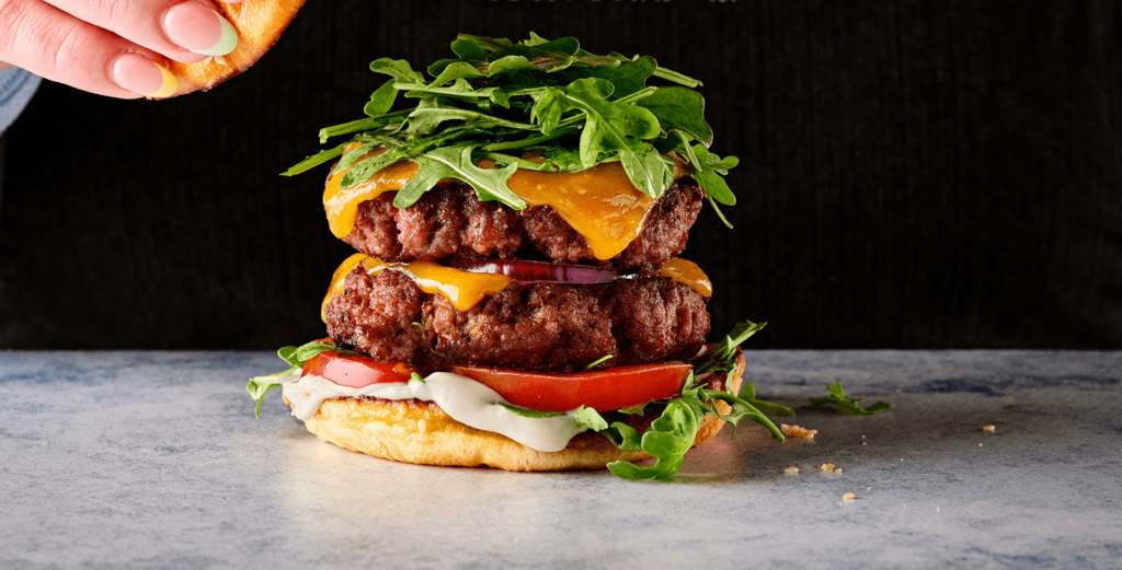 The juiciest, beefiest wagyu burger in the world - probably! Finnebrogue Wagyu Burger is the UK's 'best tasting burger' - as awarded by Which? in 2022. Try the ultimate indulgent burger, full of flavour and Mmmm.