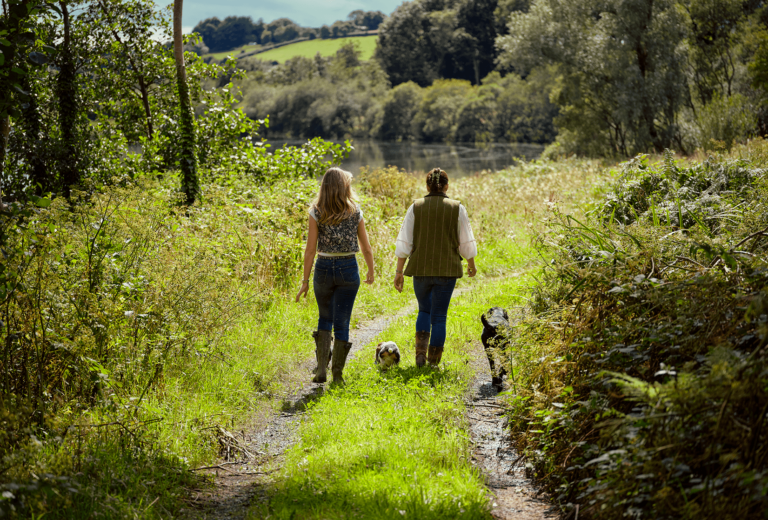 Lynn family on Finnebrogue Estate.