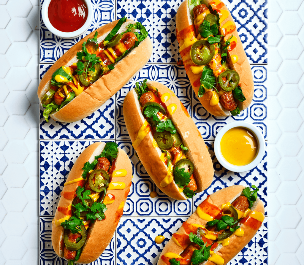 Finnebrogue Naked Frankfurter hot dogs