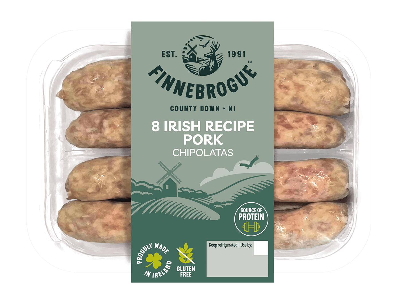 Finnebrogue Irish Recipe Pork Chipolatas