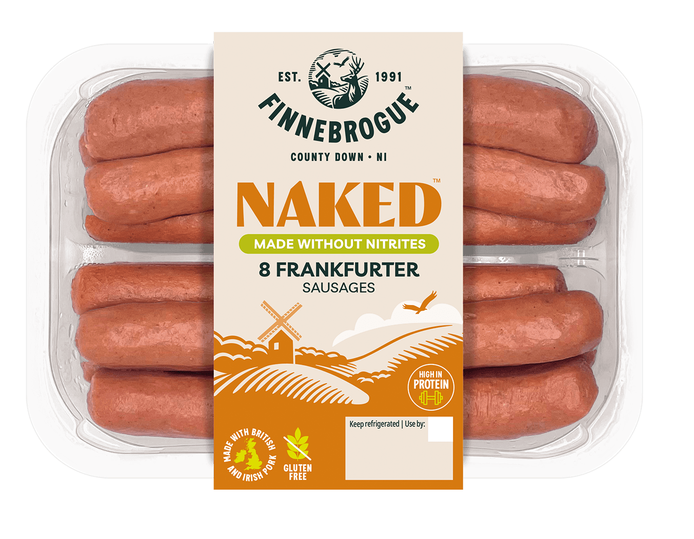 Naked Frankfurter Sausages