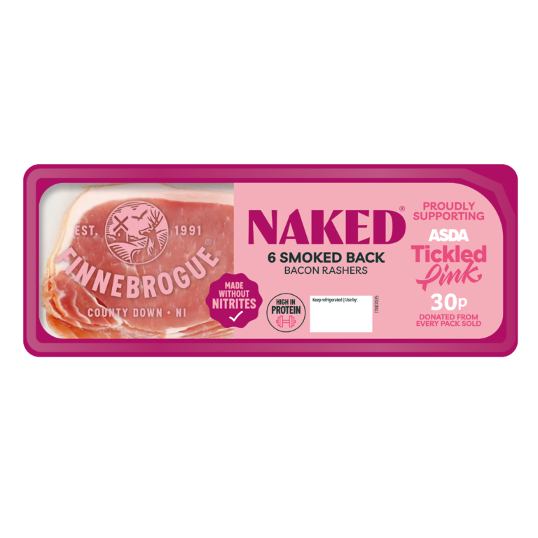 Finnebrogue's Naked Bacon turn pinbk to support Breast Cancer Awareness Month